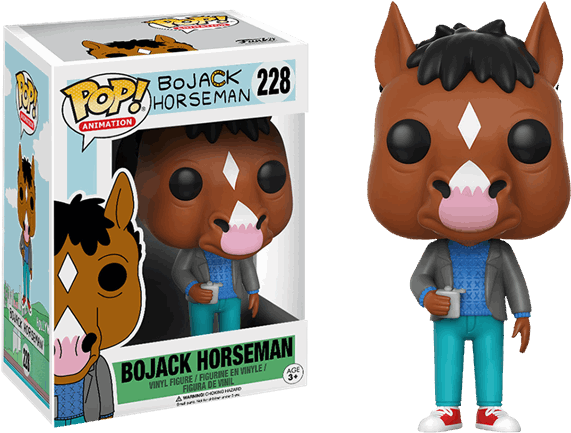 Bojack Horseman Pop Vinyl Figure - Bojack Horseman Pop Clipart (600x600), Png Download