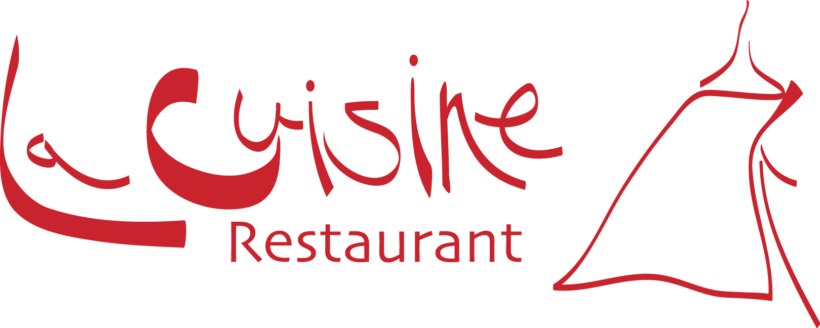 Logo-resto Cuisine - Calligraphy Clipart (1619x648), Png Download