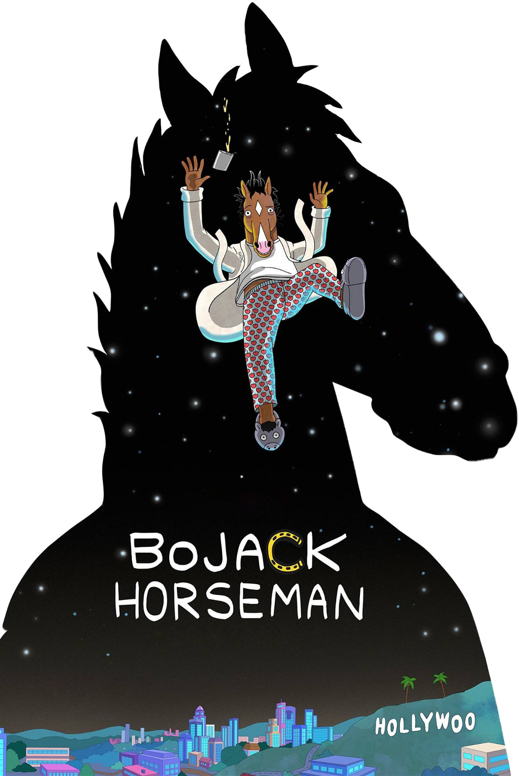 #bojackhorseman #bojack #horseman #horse #freetoedit - Bojack Horseman Season 5 Poster Clipart (1024x1530), Png Download