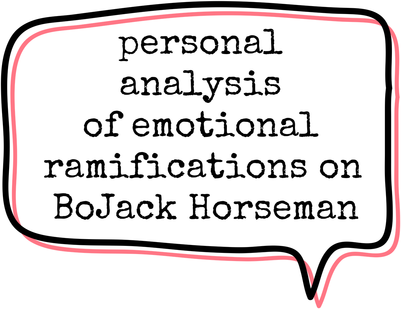 Personal Analysis Of Emotional Ramifications On Bojack - Illustration Clipart (1920x1080), Png Download