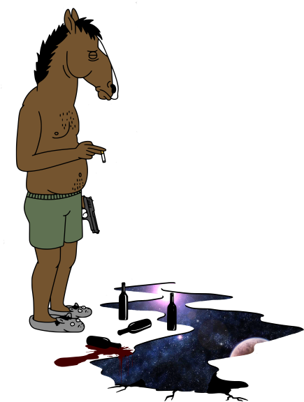 Papeis De Parede Do Bojack Clipart (480x640), Png Download