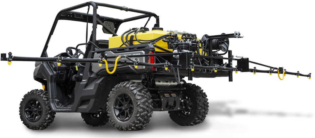 Atv/utv Skid Sprayers - Side By Side Clipart (1024x447), Png Download