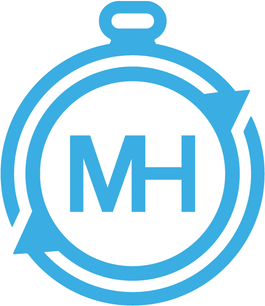 Mh Compass Logo Blue - Michael Hyatt And Company Logo Clipart (612x615), Png Download