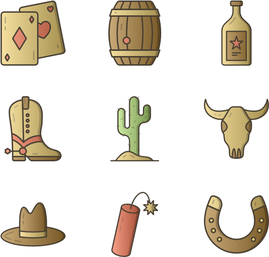 Western Png Clipart (600x564), Png Download