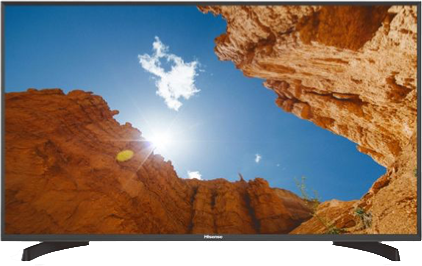 Hisense Led Tv - Hisense 32 Inch Tv Clipart (1000x1231), Png Download