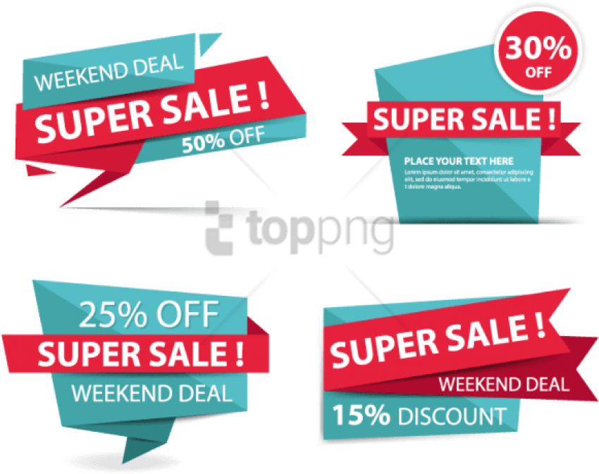 Free Png Banner Offer Png Image With Transparent Background - Portable Network Graphics Clipart (850x673), Png Download