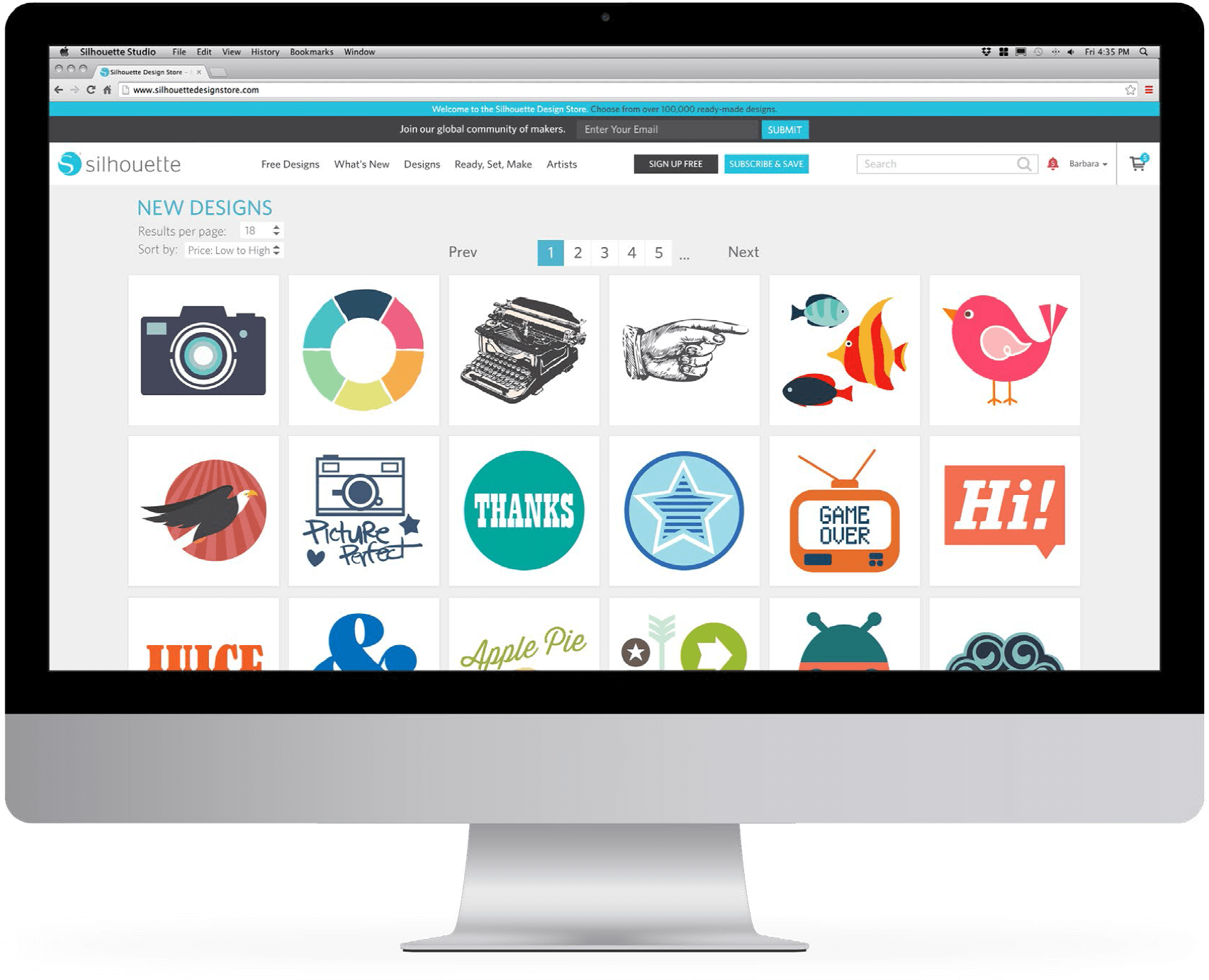 Choose From 100,000 Ready-made Designs In The Silhouette Clipart (1706x1384), Png Download