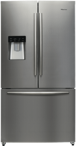 Single Door Fridge With Water Dispenser Far Fetched - Hisense Double Door Fridge Clipart (773x505), Png Download