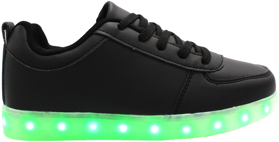 Galaxy Led Shoes Light Up Usb Charging Low Top Kids Clipart (1080x926), Png Download