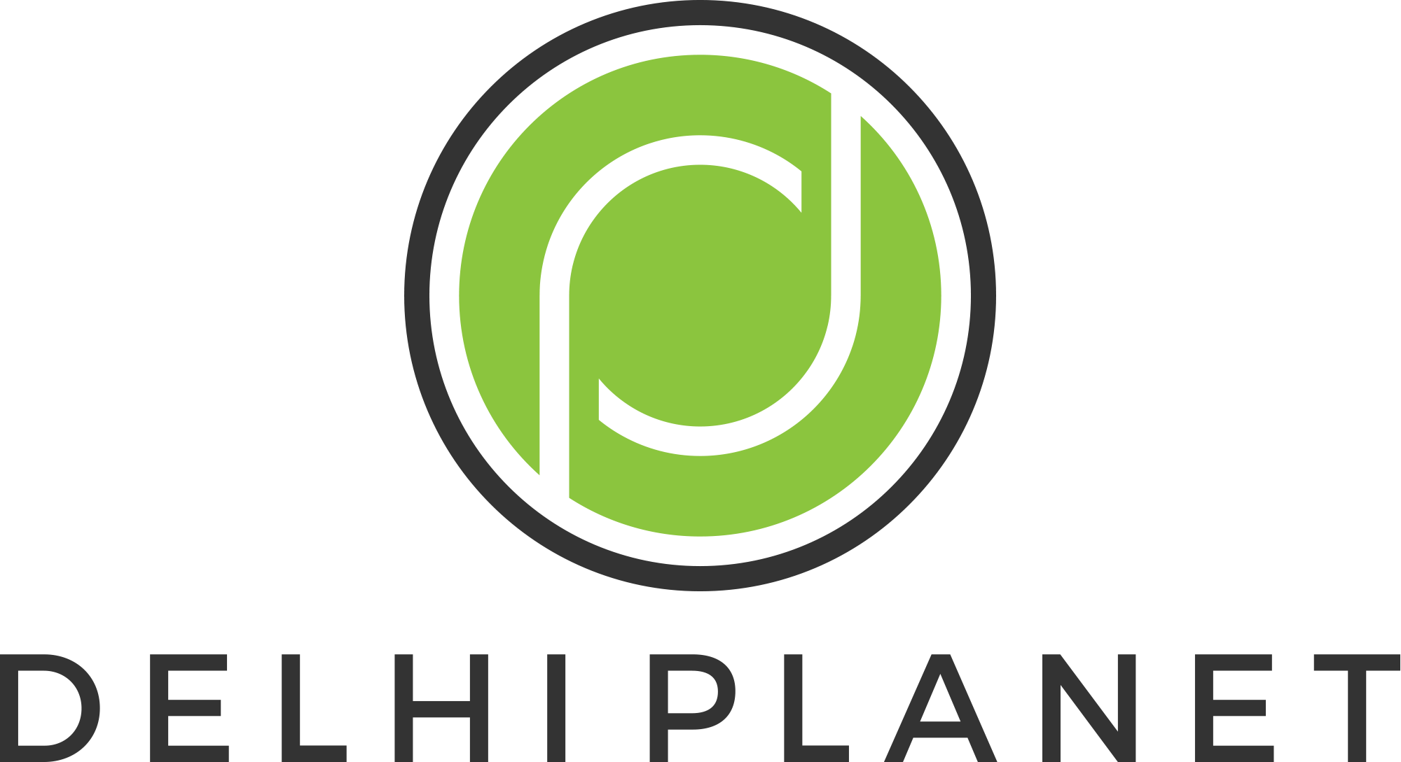 Delhi Planet Logo - Circle Clipart (2000x1089), Png Download