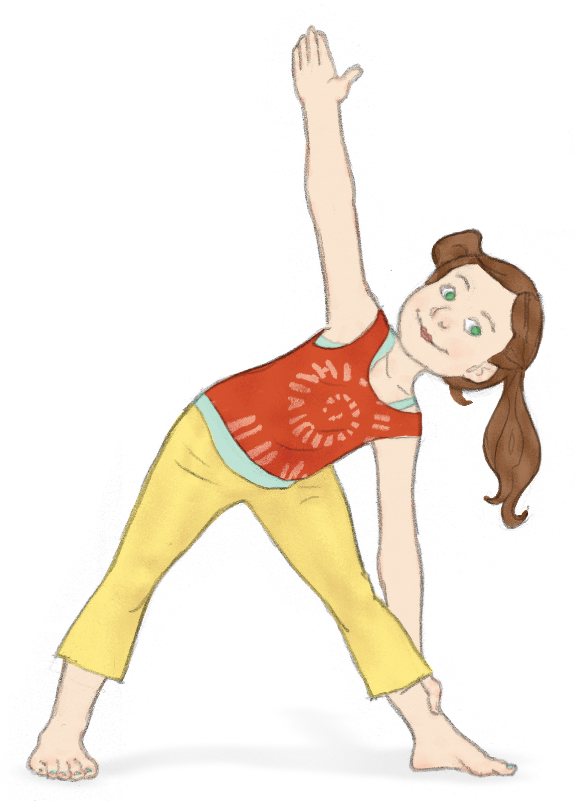 Patience Clipart Yoga Poses - Png Download (1153x1606), Png Download