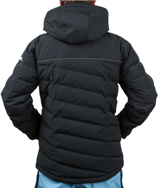Men's Shelter Parka Black Back Clipart (550x600), Png Download