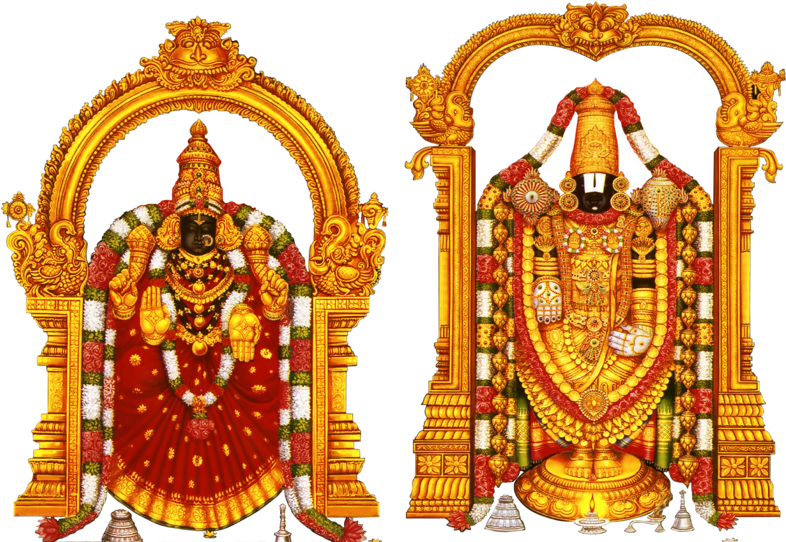 Lord Tirupati Venkateswara And Lord Vishnu Transparent - Venkateswara Swamy...