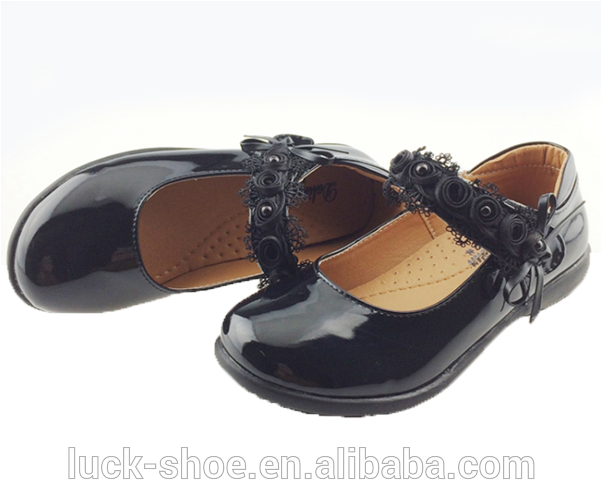 Fashion Girls Stage Dance Shoes Girls Uniform School - Ballet Flat Clipart (600x600), Png Download