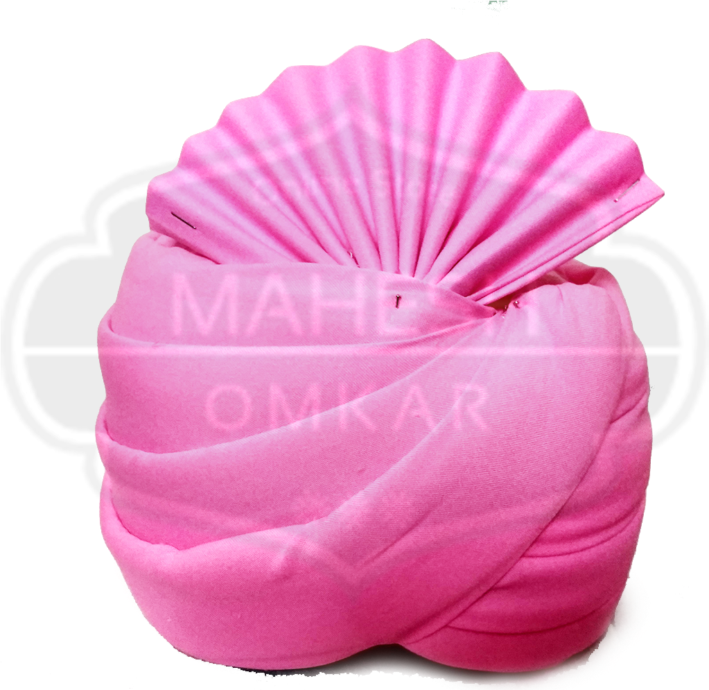 Pink Color Plain Turban - Tissue Paper Clipart (1024x1024), Png Download
