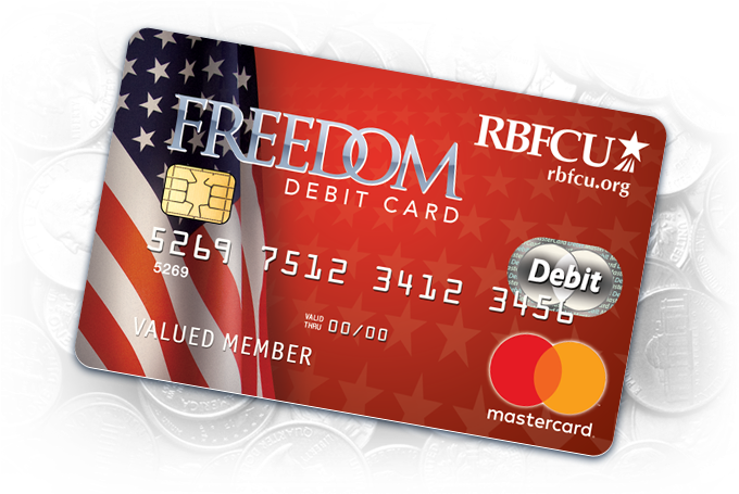 Featuredcontent Freedomcard W Change - Randolph-brooks Federal Credit Union Clipart (700x700), Png Download