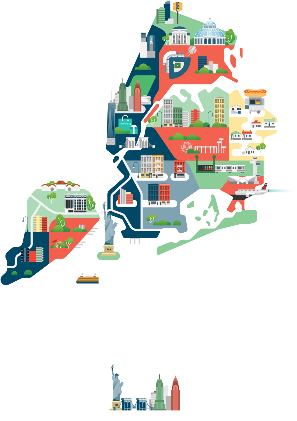 Map Illustration By Jing Zhang Clipart (1250x1724), Png Download