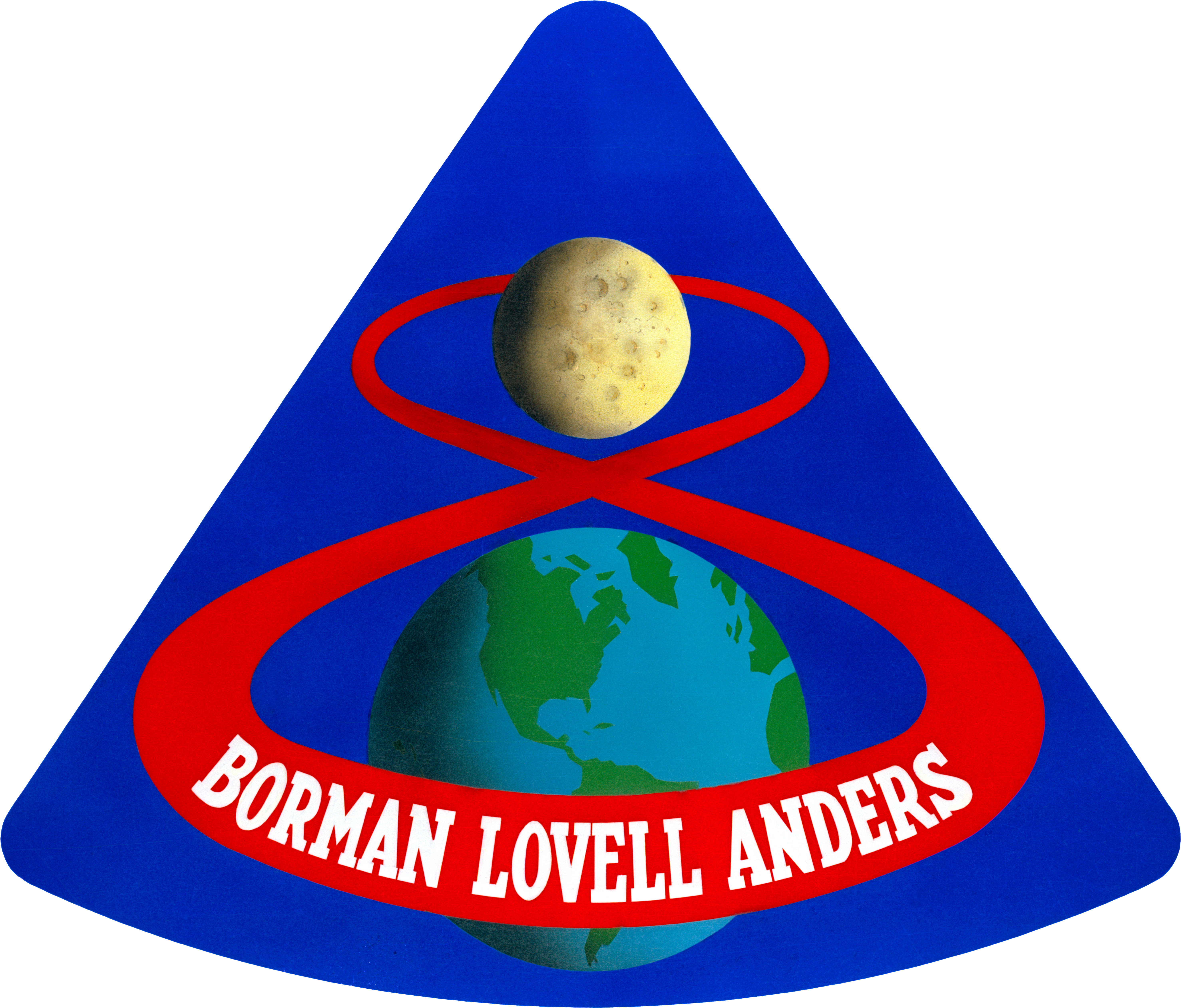 Apollo 8 Patch Clipart (5950x5096), Png Download