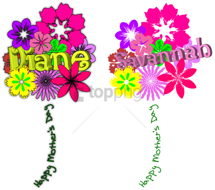 Free Png Mothers Day Bouquet Clipart (850x752), Png Download