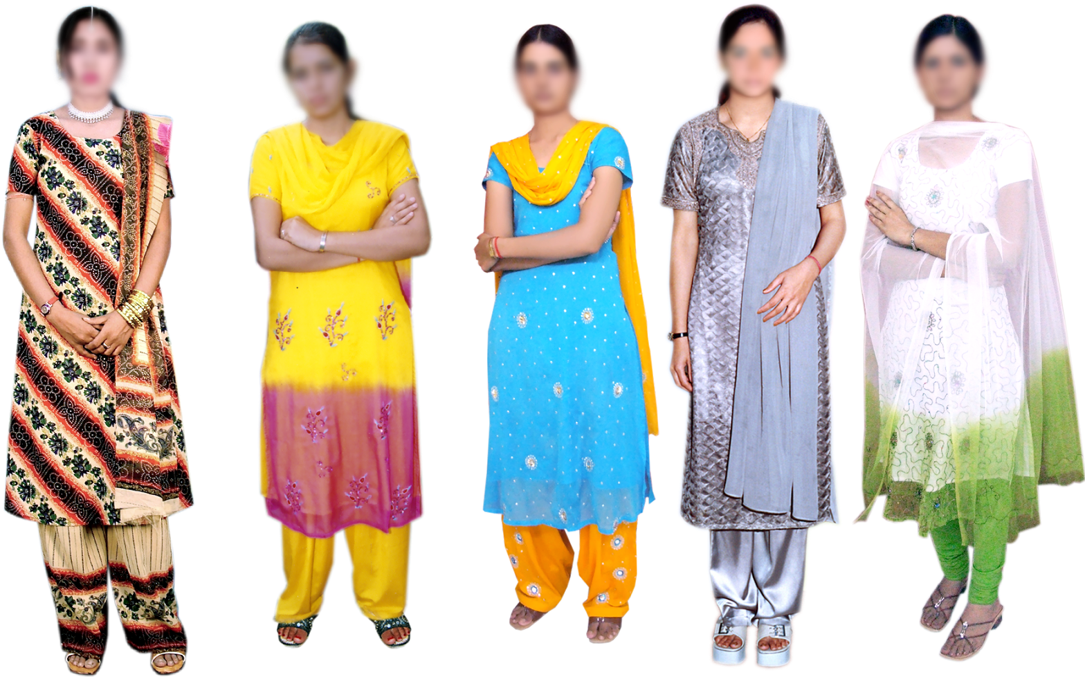 Punjabi Dress For Ladies Clipart (1568x978), Png Download