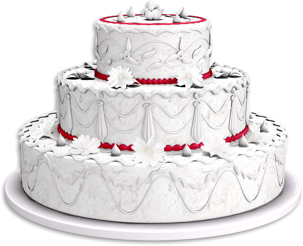 Wedding Cake Png - Днем Рождения Букет И Торт Clipart (1280x1042), Png Download