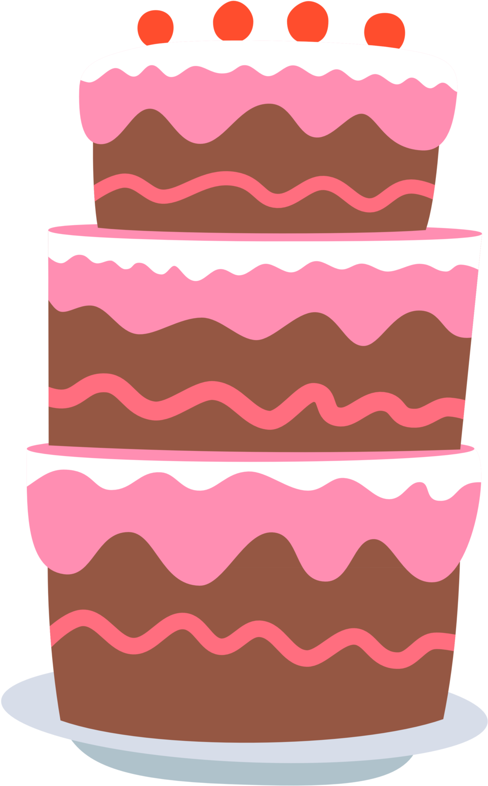 Gummy S After Birthday Party Cake By Pik - My Little Pony Cake Vector Clipart (1024x1629), Png Download