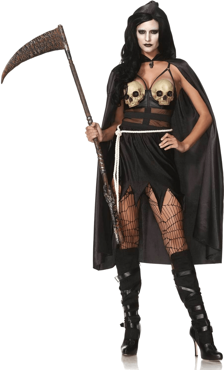 Halloween Costume Png File Download Free - Sexy Grim Reaper Costume Clipart (800x1268), Png Download