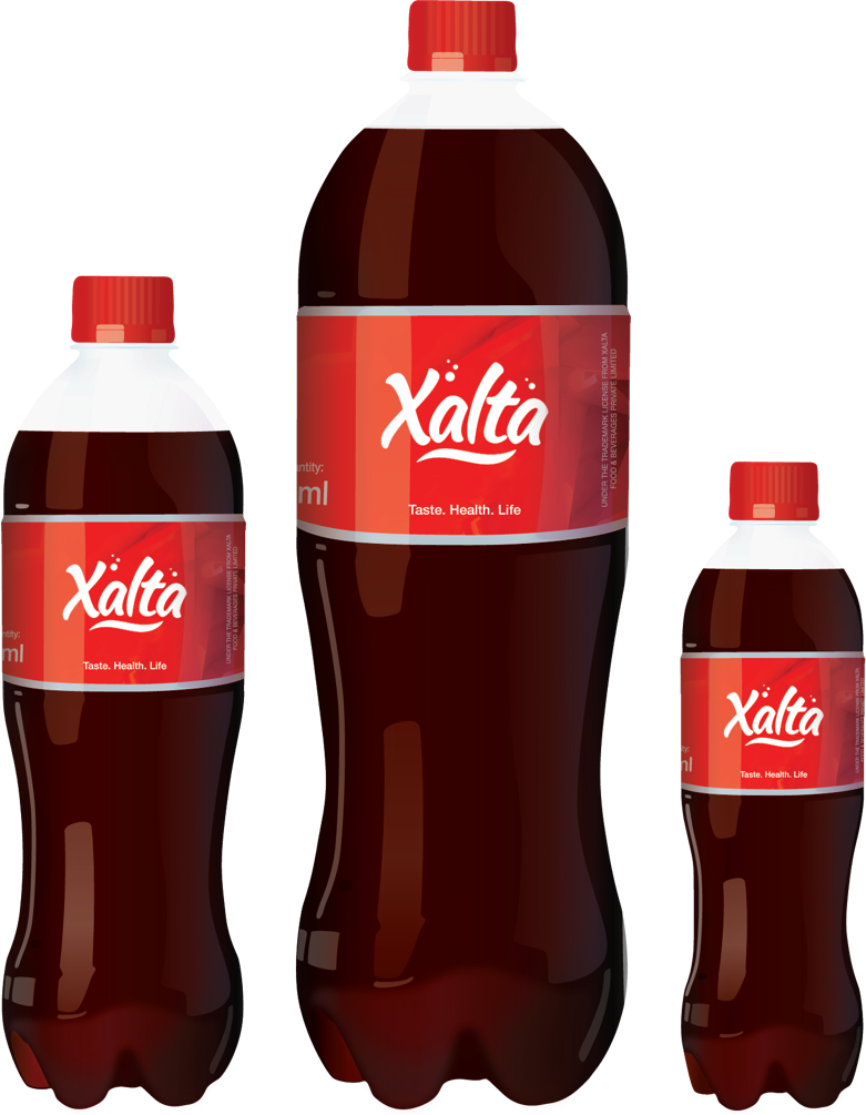 Coke-bottle - Xalta Cold Drink Price Clipart (781x1005), Png Download