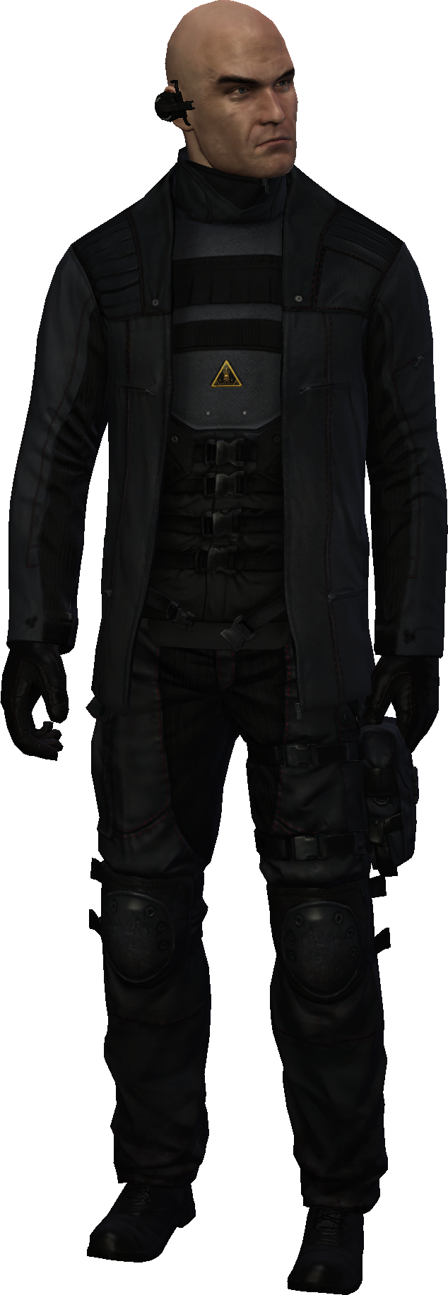 Filehigh Tech Suit Png - Hitman High Tech Suit Clipart (634x1833), Png Download