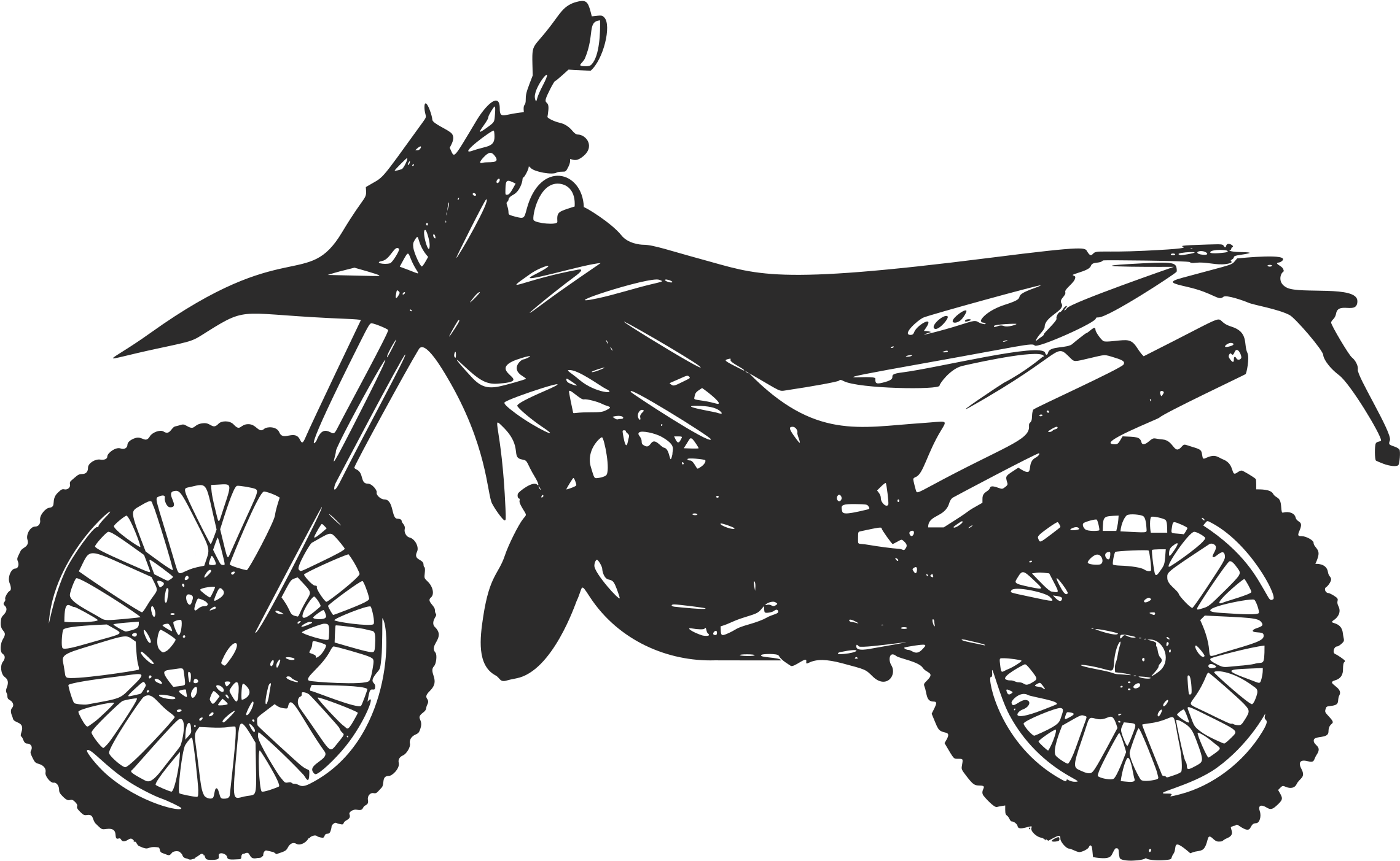 Big Image - Aprilia Rx 125 2009 Clipart (2400x1476), Png Download