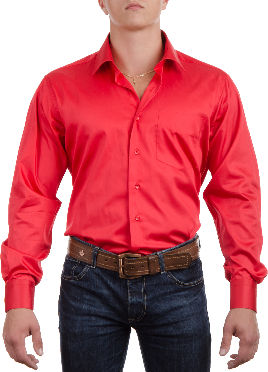 Red Dress Shirt Png Image Red Dress Shirt With Jeans Clipart Large