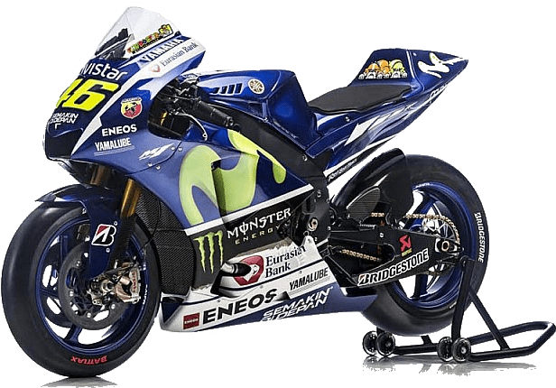Motogp Clipart Race Motorbike - Yamaha R1 Monster Energy - Png Download (640x480), Png Download