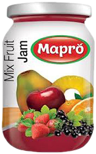 Mapro Mix Fruit Jam 200 Gm Clipart (640x640), Png Download