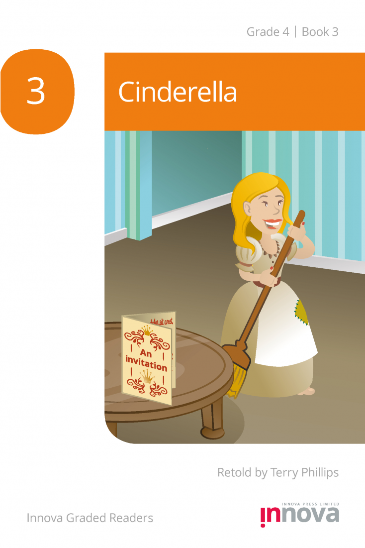 Innova - Young Learners - Graded Reader - Cinderella - Cartoon Clipart (1100x1100), Png Download