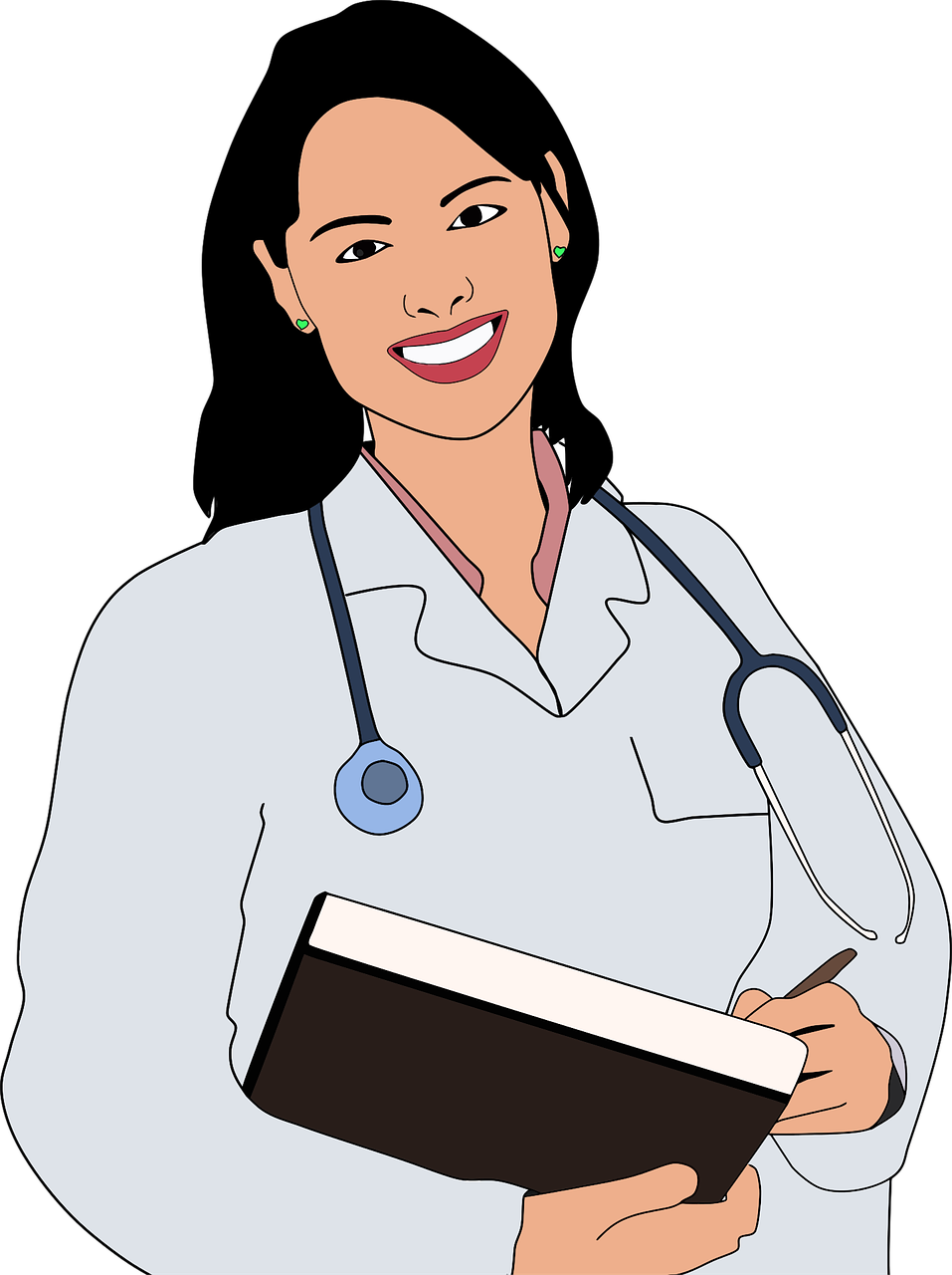About Me - Female Doctor Clipart - Png Download (957x1280), Png Download