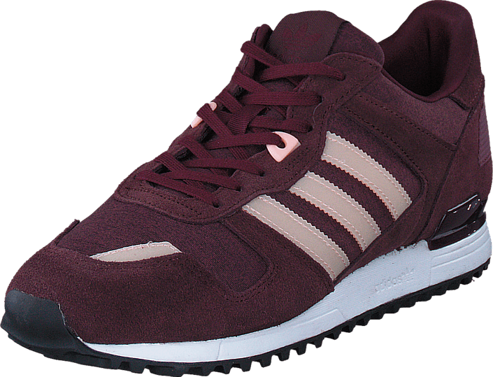 Adidas Originals Zx 700 W Maroon/haze Coral S17/night - Shoe Clipart (705x539), Png Download