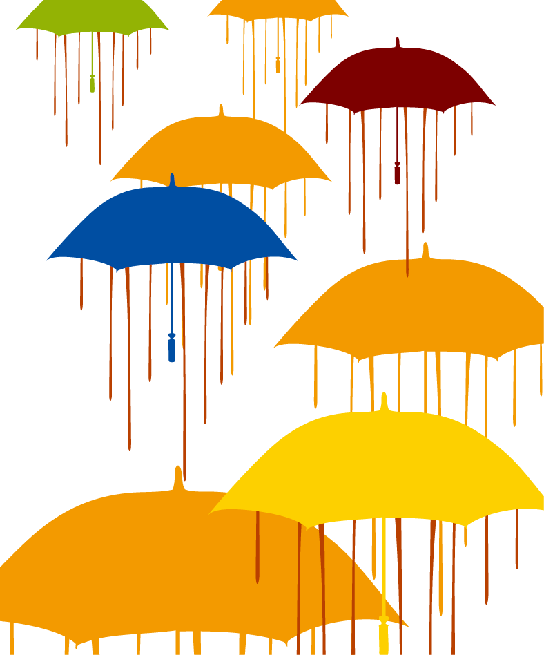 Umbrella Clip Art - Rain Vector - Png Download (788x948), Png Download