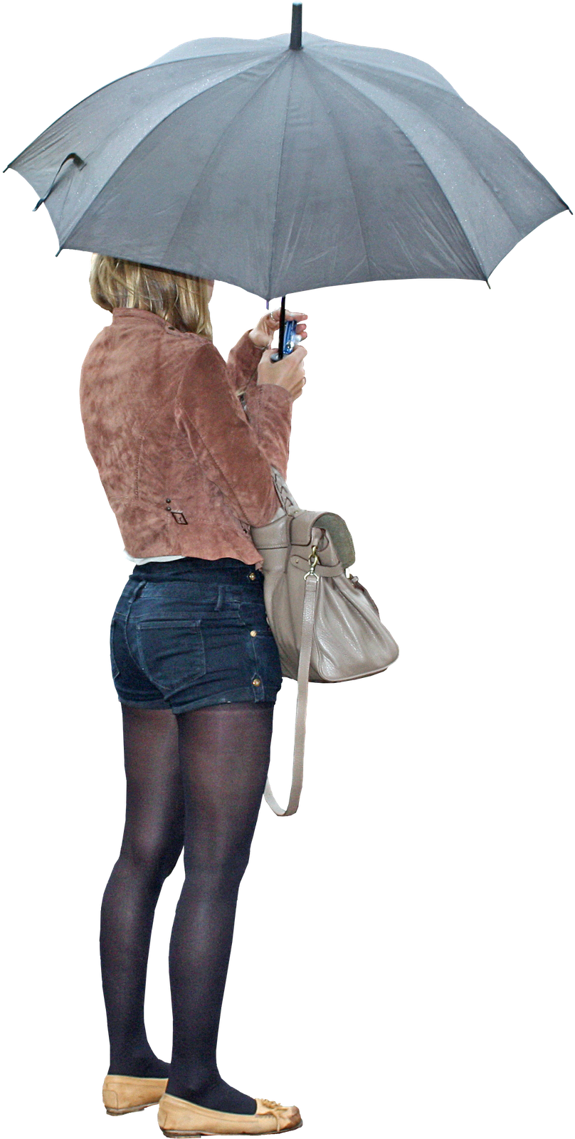 Person With Umbrella Png Picture Transparent Stock Clipart (808x1601), Png Download