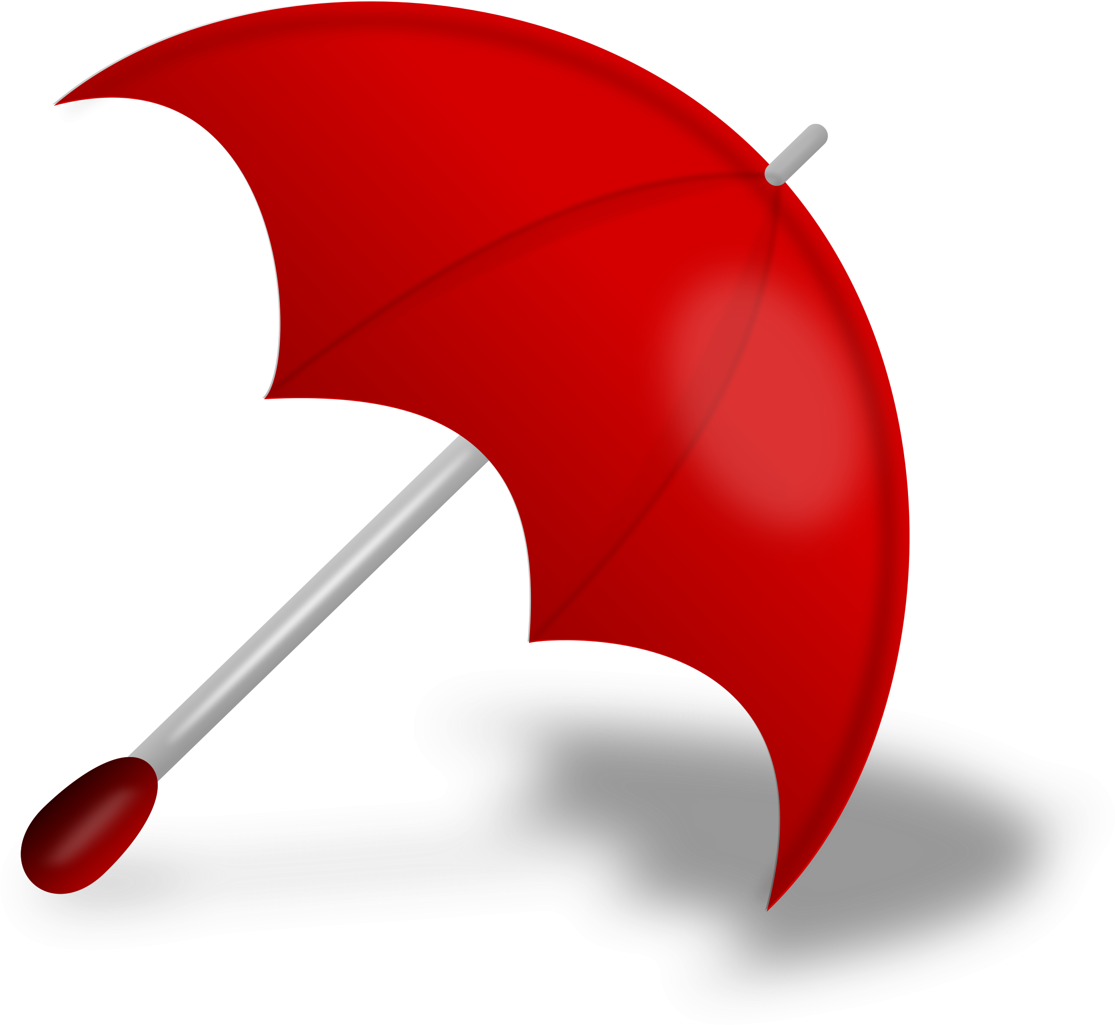 Clip Art Umbrella And Rain - Red Things Transparent Background - Png Download (2400x2144), Png Download