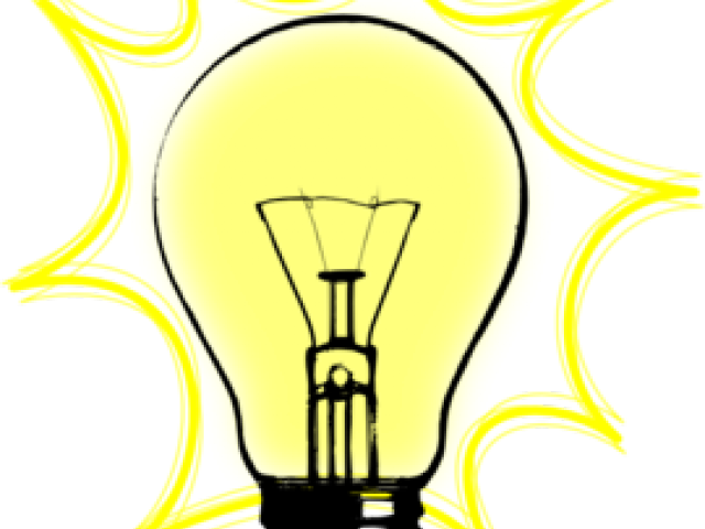 Light Bulb Clipart Electricity - Transparent Background Light Clipart - Png Download (640x480), Png Download