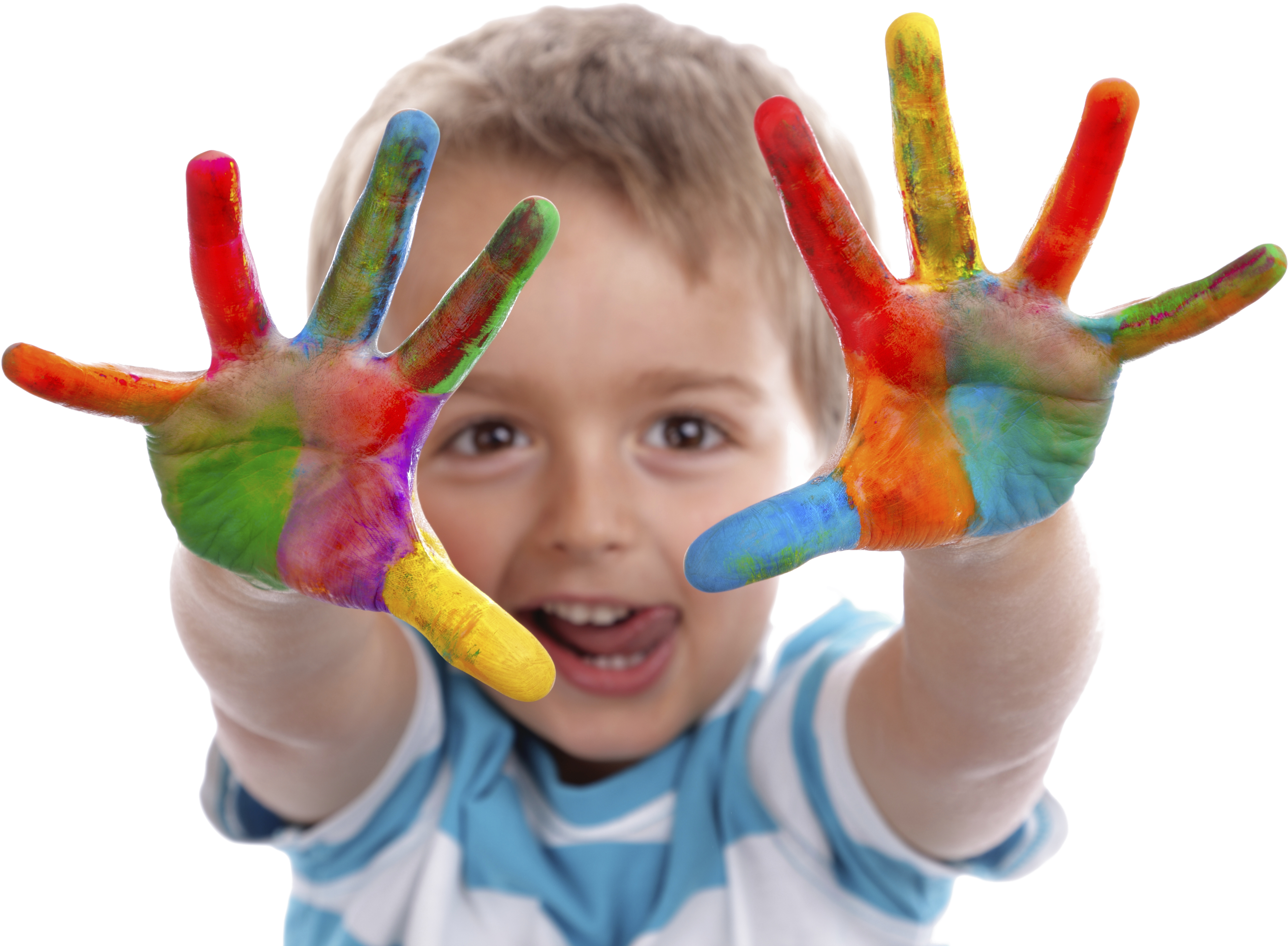 Child Youth Paint Hands - Kid Development Clipart (5616x3744), Png Download