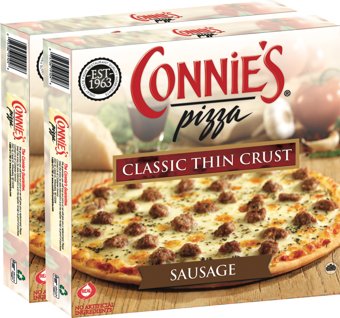 Frozen Sausage Pizza Clipart (1112x1116), Png Download