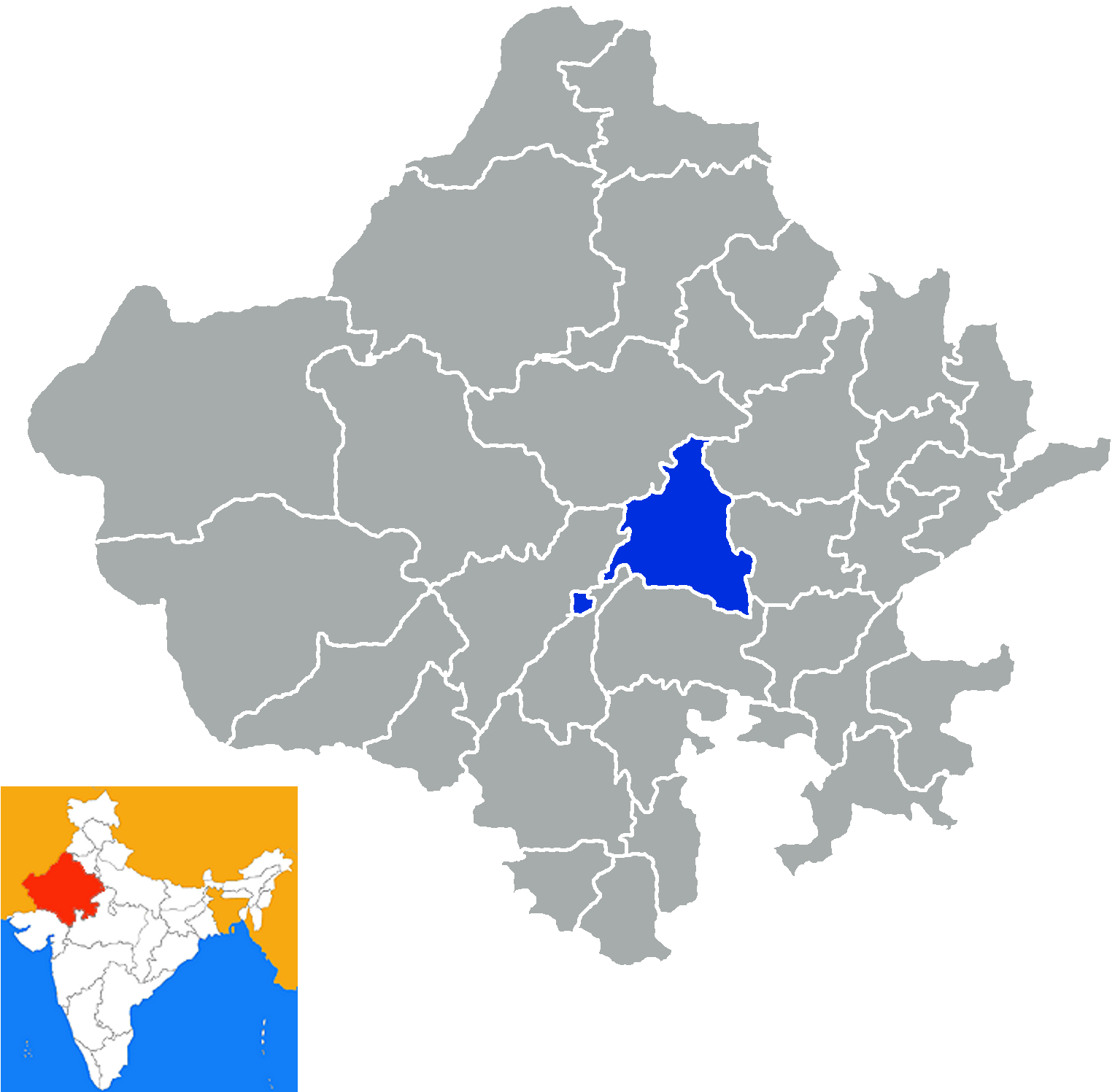 Ajmer District - Rajasthan Election Results 2018 Clipart (1605x1593), Png Download