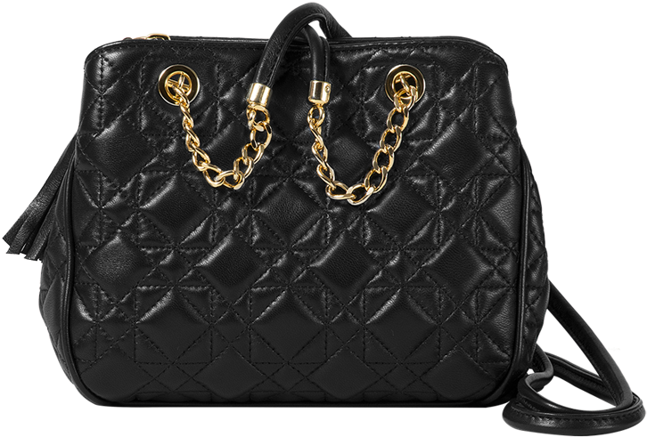 Small Quilted Leatehr Bag - Shoulder Bag Clipart (900x900), Png Download