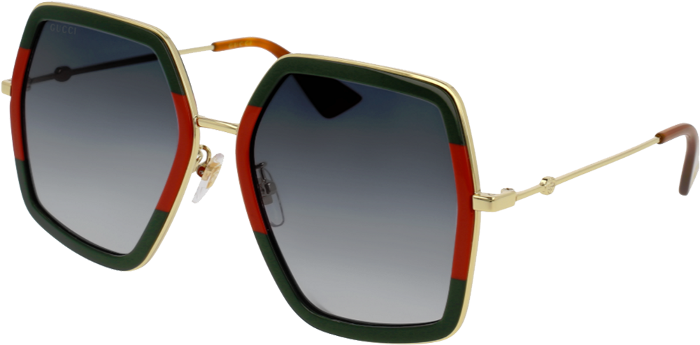 1000 X 800 19 - Gucci Sunglasses Green Red Clipart (1000x800), Png Download