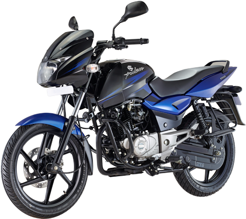 Bajaj Pulsar 150 Dtsi Left Side View Blue Image - Bajaj Pulsar 150 Png Clipart (725x564), Png Download