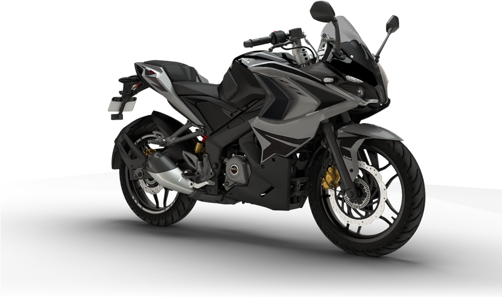 Bajaj Pulsar Black Rs200, 360 Degree View Bajaj Auto - Pulsar Rs 200 Clipart (1015x728), Png Download