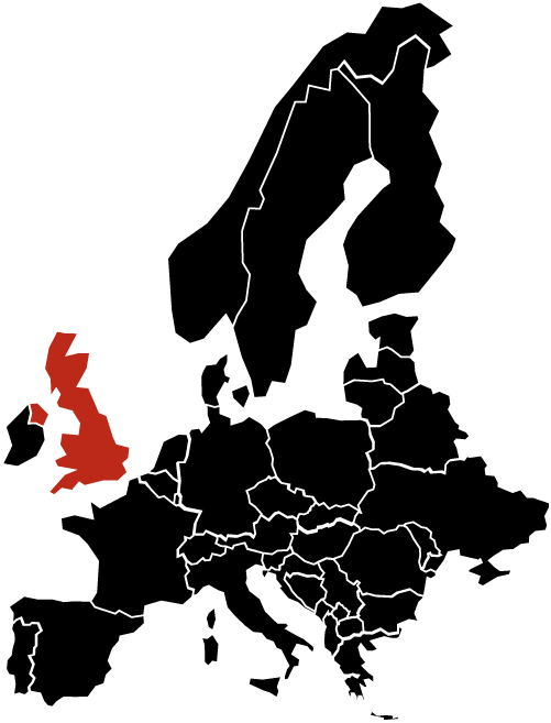 Europe Map Black Png Clipart (501x657), Png Download