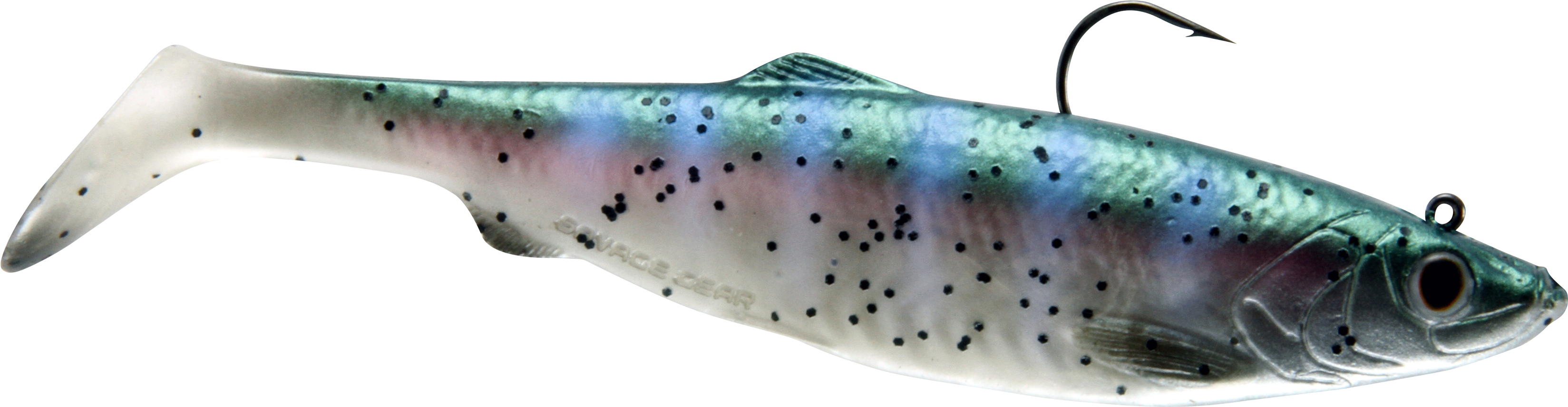 Real Herring Shad Pre Rigged - Trout Clipart (3600x1908), Png Download