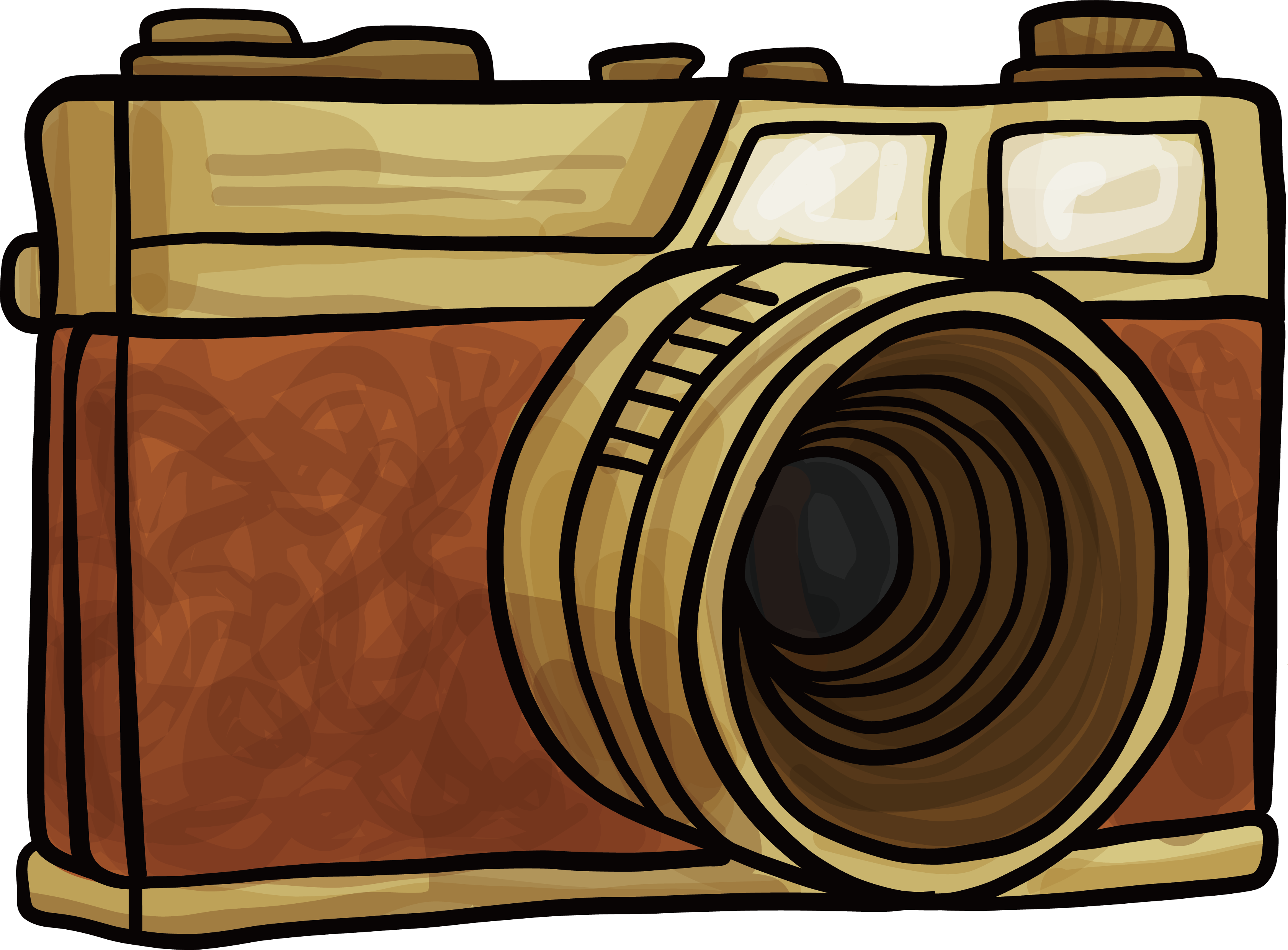 Cameras Tmc - Retro Camera Camera Clipart - Png Download (3364x2482), Png Download